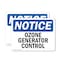 Signmission Ozone Generator Control, 10 in W x Rectangle, Plastic OS-2PACK-NS-P-710-L-17101 - alternate 1